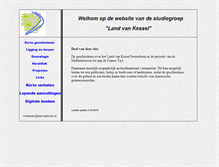 Tablet Screenshot of landvankessel.nl